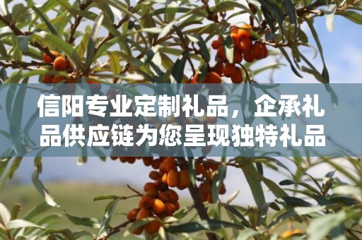 信阳专业定制礼品，企承礼品供应链为您呈现独特礼品定制体验